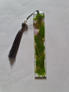 Medium green bookmark
