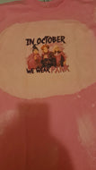 October we wear pink