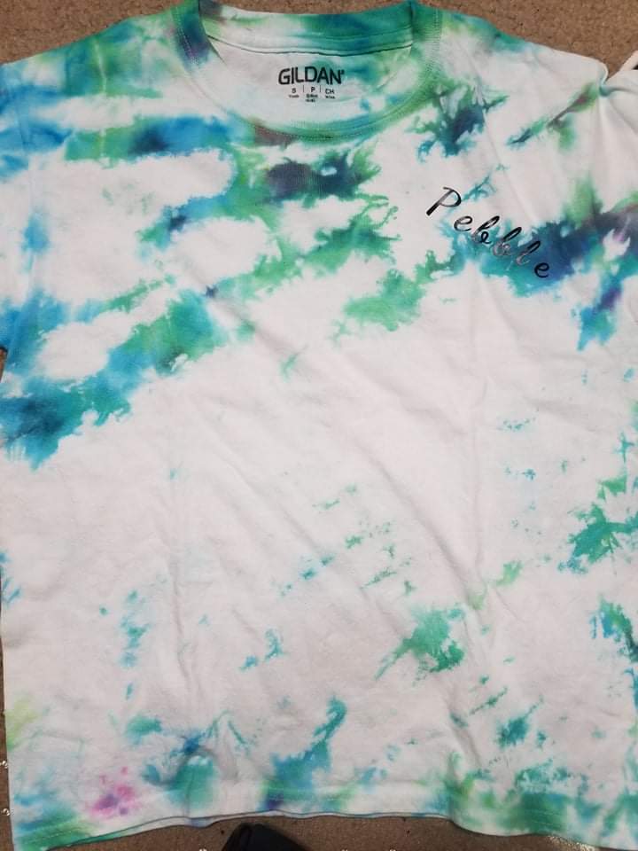 Pebble tye dye- youth small